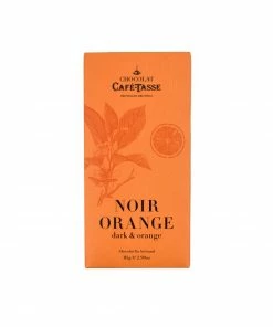 Cafe Tasse Dark Chocolate Orange Bar 85g Snacks, Confectionery & Cake