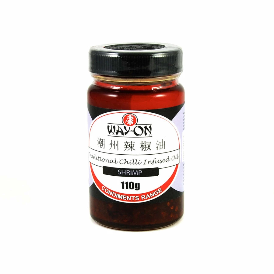 Way-On Chilli Oil With Shrimp 110g 3 Way-On Chilli Oil With Shrimp 110g