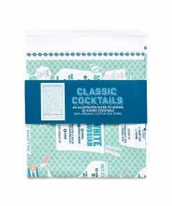 Stuart Gardiner Classic Cocktails Tea Towel Kitchen Linen