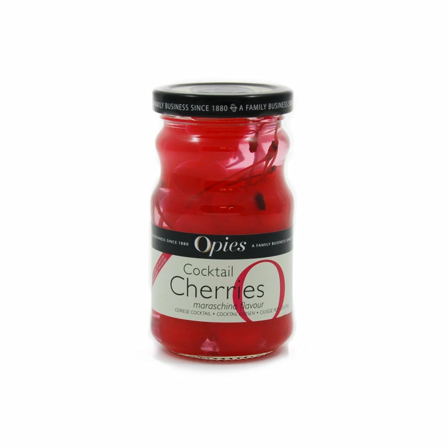 Opies Red Maraschino Cocktail Cherries With Stem 225g Ingredients 3 Opies Red Maraschino Cocktail Cherries With Stem 225g Ingredients