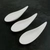 Kiji Stoneware & Ceramics Tableware White Porcelain Curved Canape Spoon X 12 1 Kiji Stoneware & Ceramics Tableware White Porcelain Curved Canape Spoon X 12