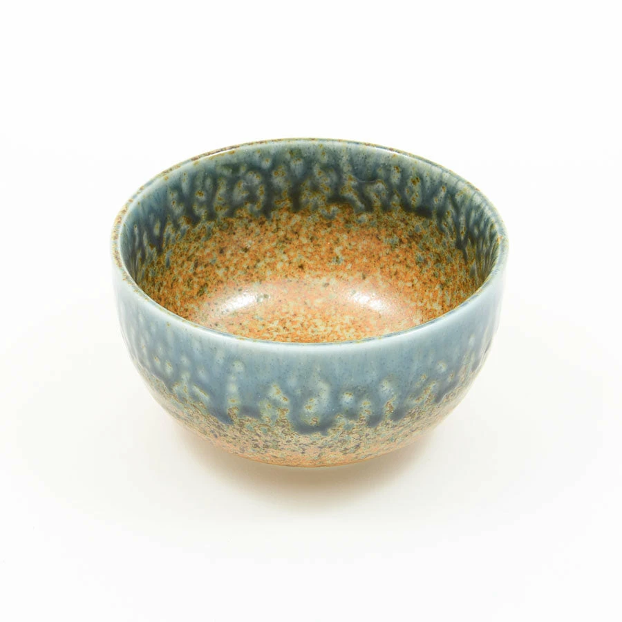 Kiji Stoneware & Ceramics Chouseki Blue Gold Bowl 13cm Dia X 7cm 3 Kiji Stoneware & Ceramics Chouseki Blue Gold Bowl 13cm Dia X 7cm