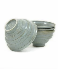 Kiji Stoneware & Ceramics Tableware Blue-Grey Glaze Noodle Bowl 20cm Dia X 10cm 12 Kiji Stoneware & Ceramics Tableware Blue-Grey Glaze Noodle Bowl 20cm Dia X 10cm