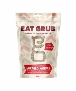 Eat Grub Edible Insects Edible Buffalo Worms 20g