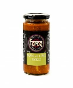 Ingredients Ferns' Mango Lime Pickle 380g