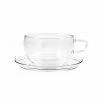 Trendglas Glass Teacup & Saucer 400ml