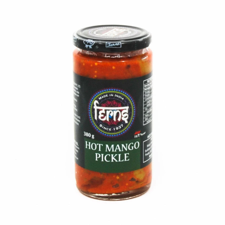 Ferns' Hot Mango Pickle 380g Ingredients 3 Ferns' Hot Mango Pickle 380g Ingredients