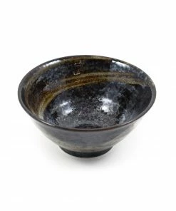 Kiji Stoneware & Ceramics Karasuba-Iro Medium Rice Bowl Tableware