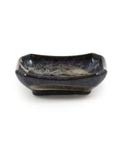 Kiji Stoneware & Ceramics Karasuba-Iro Soy Sauce Dish Tableware