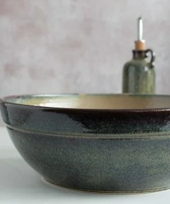 Ceramica Nicola Lagoa Large Handmade Salad Bowl Tableware