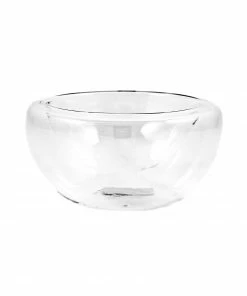 Portuguese Tableware Large Double-Walled Glass Bowl X 3 260ml Tableware