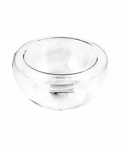 Portuguese Tableware Large Double-Walled Glass Bowl X 3 260ml Tableware