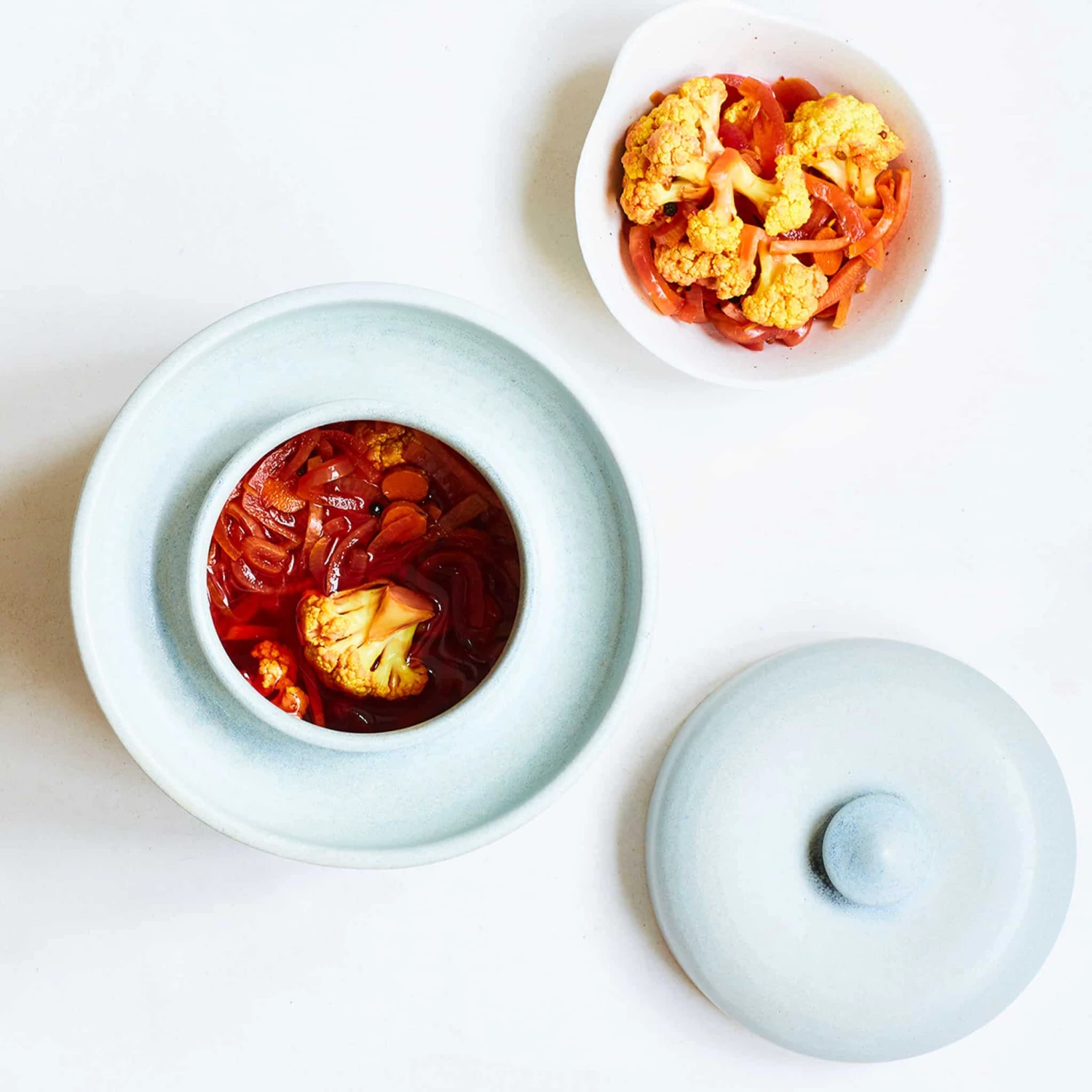 Sauerkraut Pots Handmade Stoneware Fermenting Crock In Blue 2 Litre Cookware 6 Sauerkraut Pots Handmade Stoneware Fermenting Crock In Blue 2 Litre Cookware