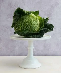 Mosser Glass White Milk Glass Cake Stand Professional Patisserie Supplies