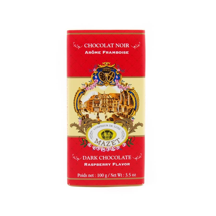 Mazet De Montargis Dark Chocolate With Raspberry 100g Ingredients 3 Mazet De Montargis Dark Chocolate With Raspberry 100g Ingredients