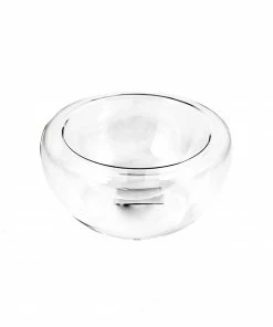 Portuguese Tableware Medium Double-Walled Glass Bowl X 3 170ml