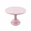 Professional Patisserie Supplies Mosser Glass Pink Milk Glass Cake Stand 10"