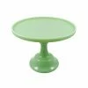 Mosser Glass Jade Milk Glass Cake Stand
