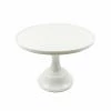 Mosser Glass White Milk Glass Cake Stand Professional Patisserie Supplies