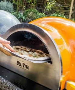 Cookware DeliVita Wood Fired Pizza Oven Orange Blaze 11 Cookware DeliVita Wood Fired Pizza Oven Orange Blaze
