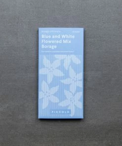 Piccolo White And Blue Mixed Borage Edible Flower Seeds Ingredients