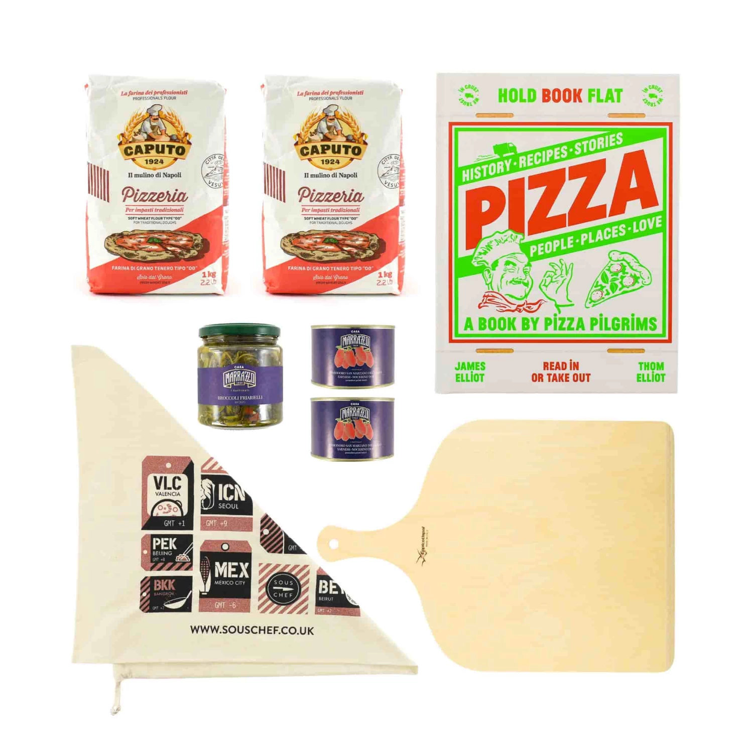 Sous Chef Pizza Pilgrims Cookbook And Ingredients Set 3 Sous Chef Pizza Pilgrims Cookbook And Ingredients Set