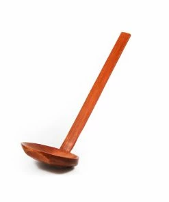 Kiji Stoneware & Ceramics Brown Wood Udon & Ramen Ladle