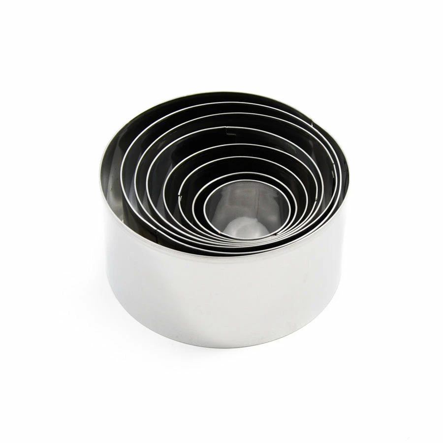 Eddingtons Cookware Set Of 8 Round Cutters 3 Eddingtons Cookware Set Of 8 Round Cutters