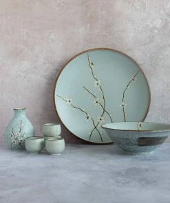 Kiji Stoneware & Ceramics Sakura Blossom Ramen Bowl Tableware