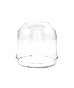 Portuguese Tableware 4x Small Domed Glass Cloche - 8cm Dia