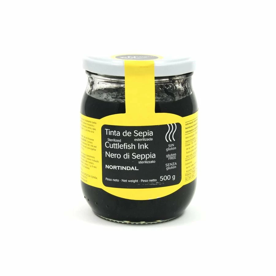 Nortindal Squid Ink Jar (Cuttlefish Ink) Seaweed & Squid Ink 5 Nortindal Squid Ink Jar (Cuttlefish Ink) Seaweed & Squid Ink