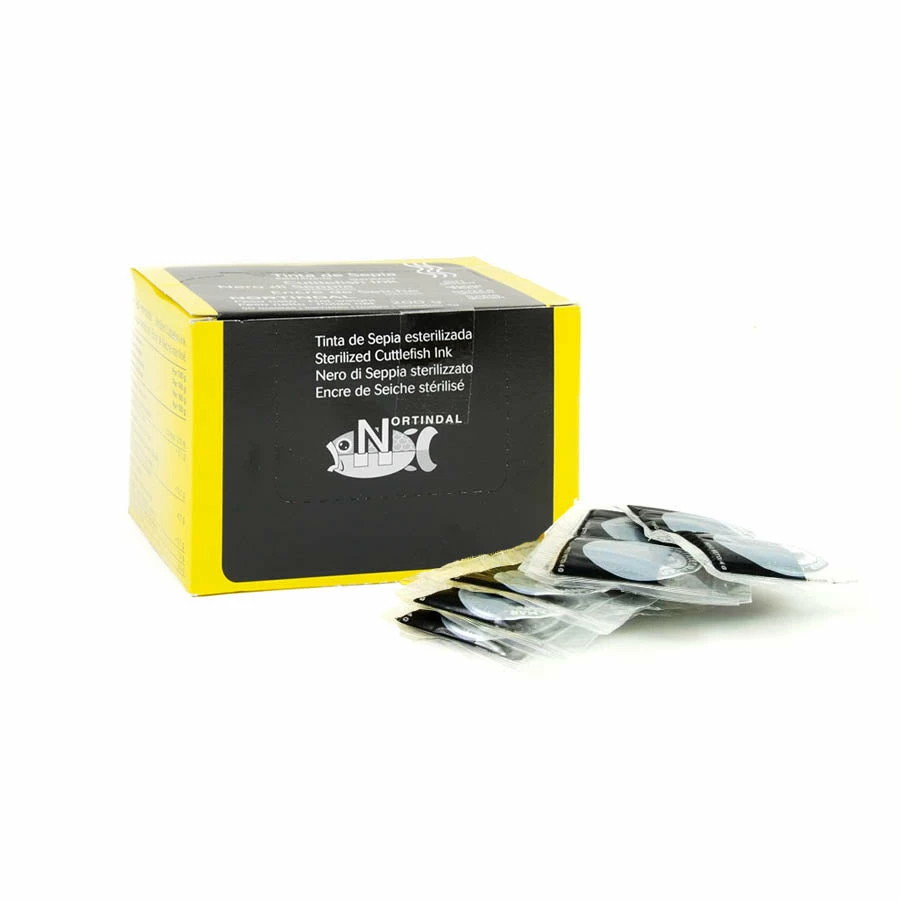 Nortindal Seaweed & Squid Ink 'Squid Ink' Sachets - Cuttlefish Ink 4 Nortindal Seaweed & Squid Ink 'Squid Ink' Sachets - Cuttlefish Ink