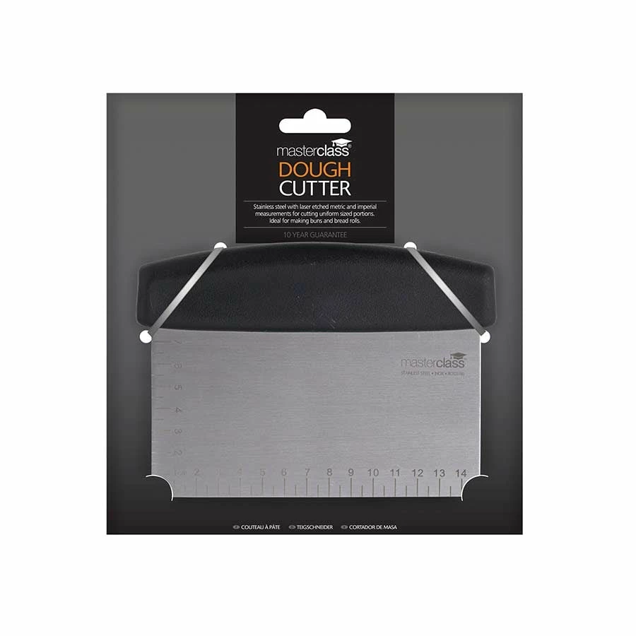Kitchencraft Cookware Stainless Steel Dough Cutter & Scraper 4 Kitchencraft Cookware Stainless Steel Dough Cutter & Scraper