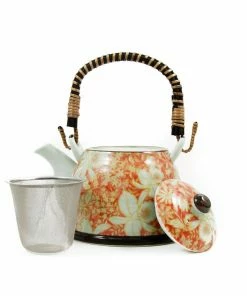 Kiji Stoneware & Ceramics Suisen Red Japanese Teapot Tableware