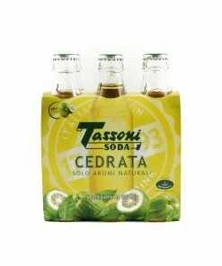 Ingredients Tassoni Cedrata Bottles - 6 Bottles 18cl X 6