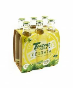 Ingredients Tassoni Cedrata Bottles - 6 Bottles 18cl X 6