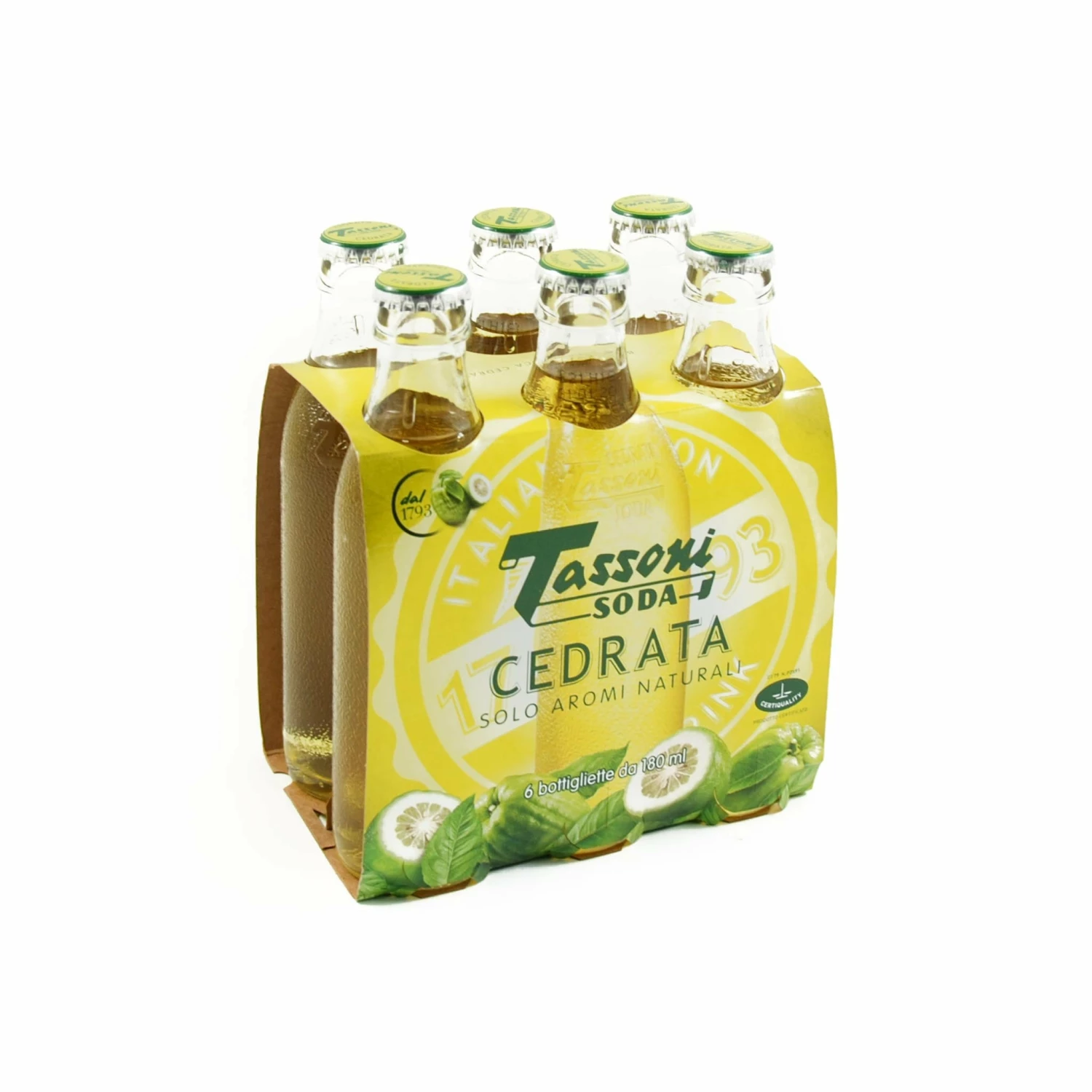 Ingredients Tassoni Cedrata Bottles - 6 Bottles 18cl X 6 4 Ingredients Tassoni Cedrata Bottles - 6 Bottles 18cl X 6