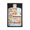 Kitchen Linen Stuart Gardiner Guide To Whiskies Tea Towel